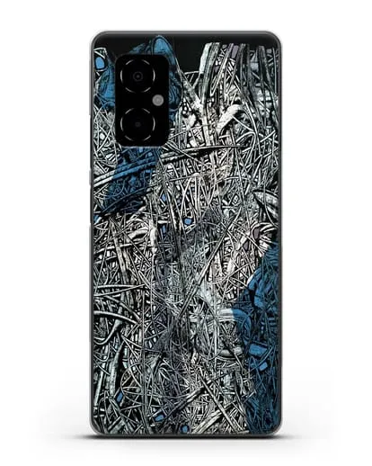 Чехол Абстрактная композиция (Марчук Иван) силиконовый для Xiaomi Poco M4 5G