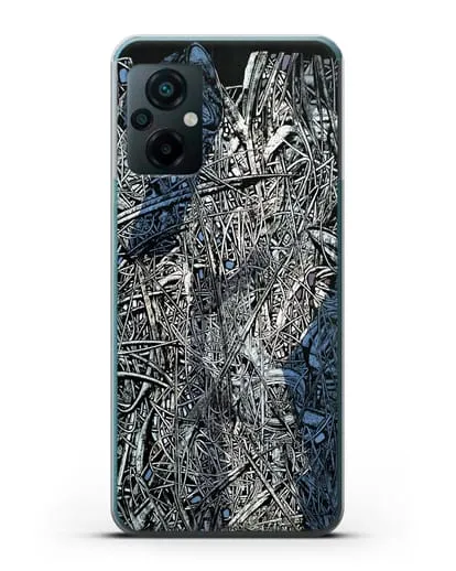 Чехол Абстрактная композиция (Марчук Иван) силиконовый для Xiaomi Poco M5