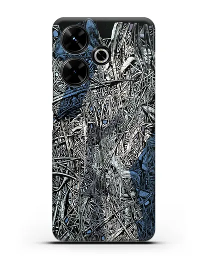 Чехол Абстрактная композиция (Марчук Иван) силиконовый для Xiaomi Poco M6