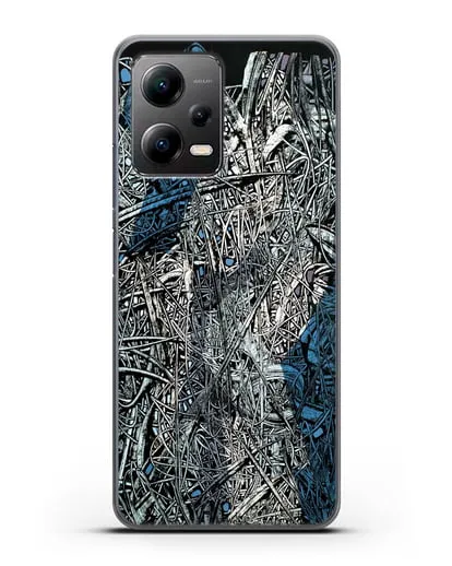 Чехол Абстрактная композиция (Марчук Иван) силиконовый для Xiaomi Poco X5