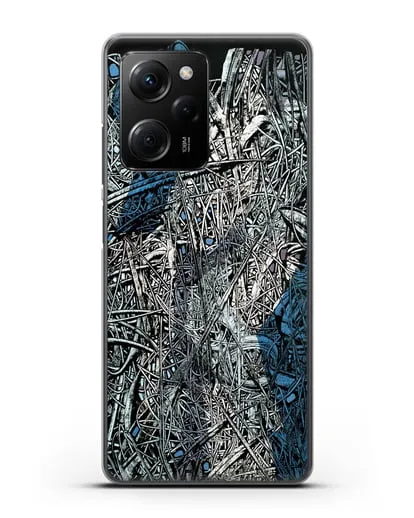 Чехол Абстрактная композиция (Марчук Иван) силиконовый для Xiaomi Poco X5 Pro