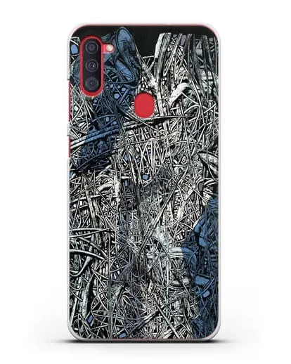 Чехол Абстрактная композиция (Марчук Иван) силиконовый для Samsung Galaxy A11 [SM-A115F]