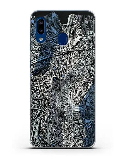 Чехол Абстрактная композиция (Марчук Иван) силиконовый для Samsung Galaxy A20 [SM-A205FN]