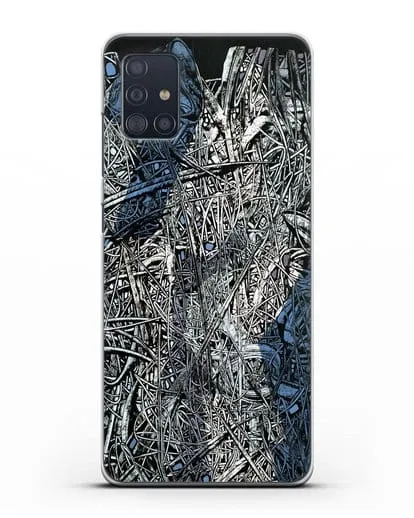 Чехол Абстрактная композиция (Марчук Иван) силиконовый для Samsung Galaxy A51 [SM-A515F]