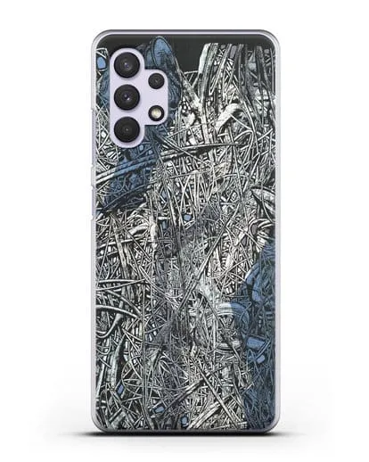 Чехол Абстрактная композиция (Марчук Иван) силиконовый для Samsung Galaxy A32 4G [SM-A325F]