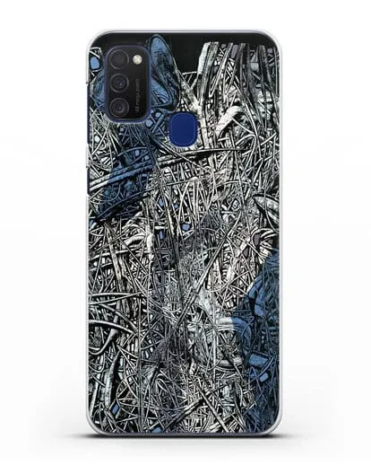 Чехол Абстрактная композиция (Марчук Иван) силиконовый для Samsung Galaxy M21 [SM-M215F]