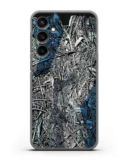 Чехол Абстрактная композиция (Марчук Иван) силиконовый для Samsung Galaxy S23 FE