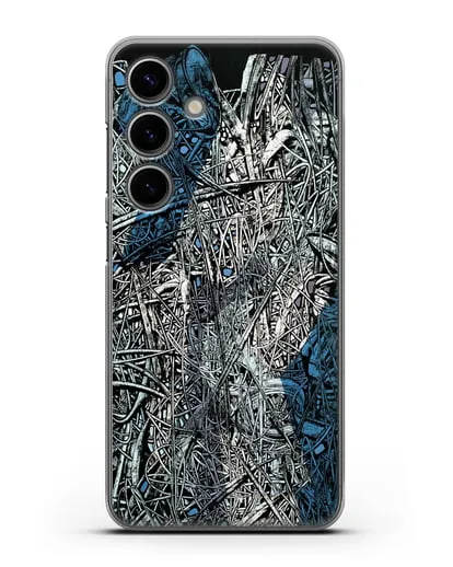 Чехол Абстрактная композиция (Марчук Иван) силиконовый для Samsung Galaxy S24