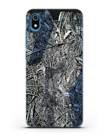 Чехол Абстрактная композиция (Марчук Иван) силиконовый для Xiaomi Redmi 7A