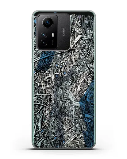 Чехол Абстрактная композиция (Марчук Иван) силиконовый для Xiaomi Redmi Note 12S