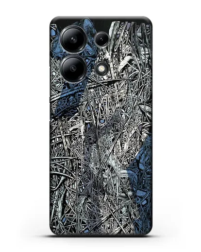 Чехол Абстрактная композиция (Марчук Иван) силиконовый для Xiaomi Redmi Note 13 4G