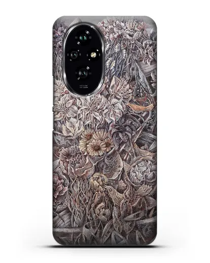 Чехол Лодки заросшие цветами (Марчук Иван) силиконовый для Honor 200