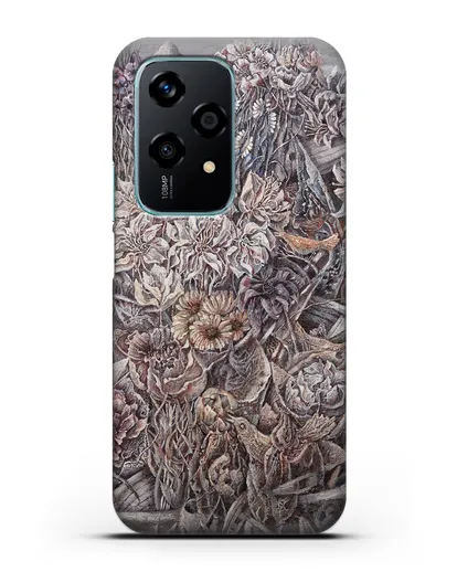 Чехол Лодки заросшие цветами (Марчук Иван) силиконовый для Honor 200 Lite