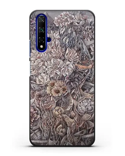 Чехол Лодки заросшие цветами (Марчук Иван) силиконовый для Honor 20