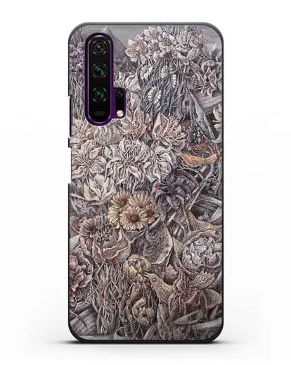 Чехол Лодки заросшие цветами (Марчук Иван) силиконовый для Honor 20 Pro