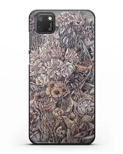 Чехол Лодки заросшие цветами (Марчук Иван) силиконовый для Honor 9S