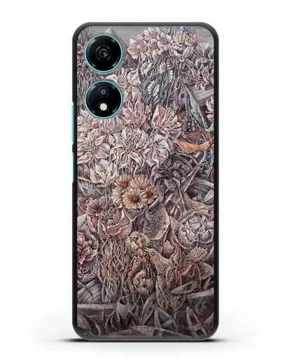 Чехол Лодки заросшие цветами (Марчук Иван) силиконовый для Honor X5 Plus