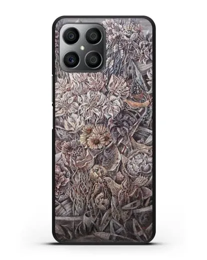 Чехол Лодки заросшие цветами (Марчук Иван) силиконовый для Honor X8