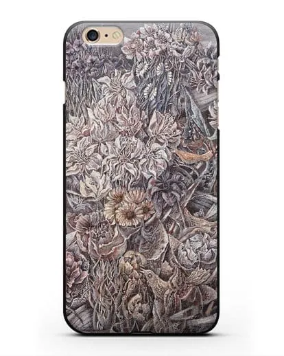 Чехол Лодки заросшие цветами (Марчук Иван) силиконовый для iPhone 6 Plus