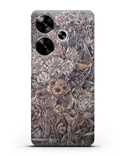 Чехол Лодки заросшие цветами (Марчук Иван) силиконовый для Xiaomi Poco F6