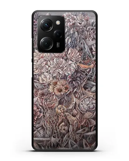 Чехол Лодки заросшие цветами (Марчук Иван) силиконовый для Xiaomi Poco X5 Pro