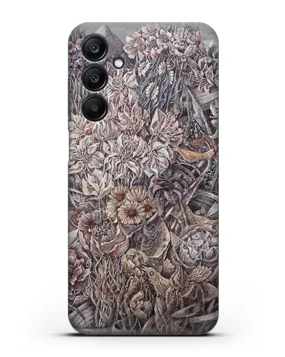 Чехол Лодки заросшие цветами (Марчук Иван) силиконовый для Samsung Galaxy A25 [SM-A256]