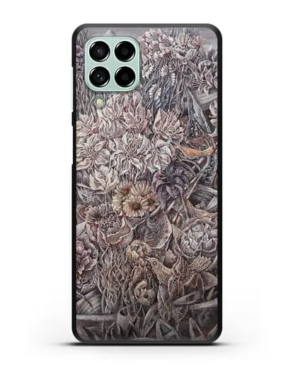 Чехол Лодки заросшие цветами (Марчук Иван) силиконовый для Samsung Galaxy M53 [SM-M536]