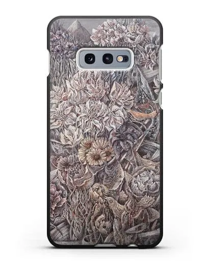 Чехол Лодки заросшие цветами (Марчук Иван) силиконовый для Samsung Galaxy S10e [SM-G970F]