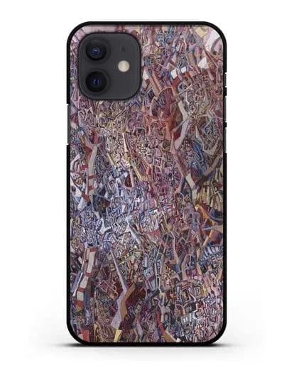 Чехол К осени курганы зацвели (Марчук Иван) силиконовый для iPhone 12