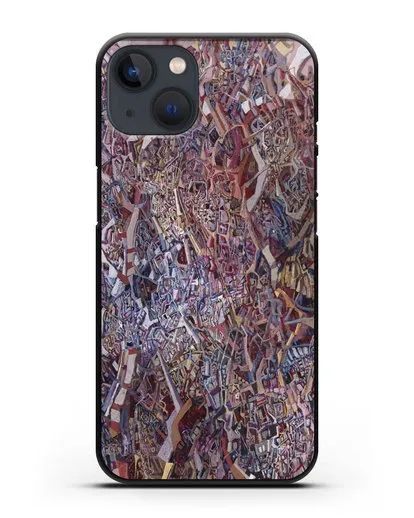 Чехол К осени курганы зацвели (Марчук Иван) силиконовый для iPhone 13