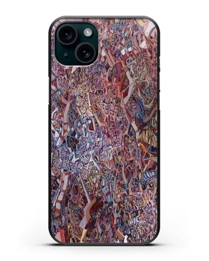 Чехол К осени курганы зацвели (Марчук Иван) силиконовый для iPhone 15 Plus