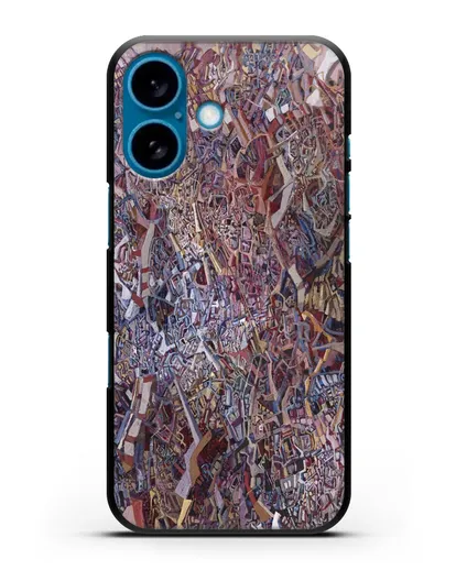 Чехол К осени курганы зацвели (Марчук Иван) силиконовый для iPhone 16