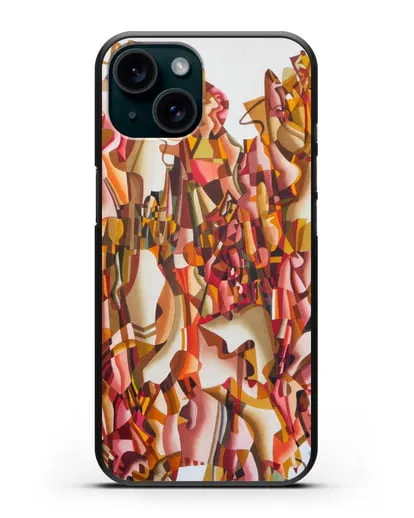 Чехол Цветные прелюдии (Марчук Иван) силиконовый для iPhone 15