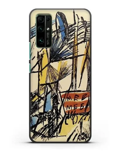 Чехол Лучистский пейзаж (Ларионов Михаил) силиконовый для Honor 30