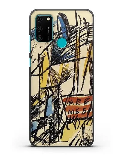 Чехол Лучистский пейзаж (Ларионов Михаил) силиконовый для Honor 9A