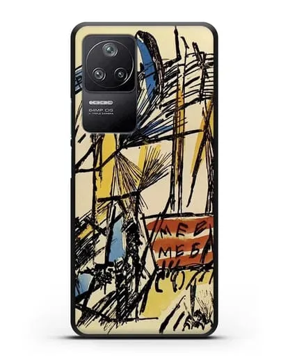 Чехол Лучистский пейзаж (Ларионов Михаил) силиконовый для Xiaomi Poco F4