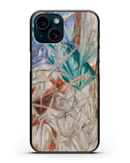 Чехол Стекло (Ларионов Михаил) силиконовый для iPhone 15