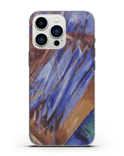 Чехол Лучистские колбаски и скумбрия (Ларионов Михаил) силиконовый для iPhone 13 Pro