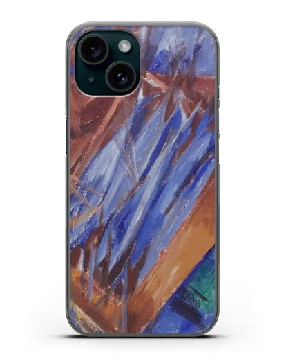 Чехол Лучистские колбаски и скумбрия (Ларионов Михаил) силиконовый для iPhone 15