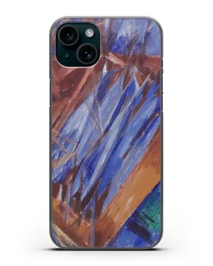 Чехол Лучистские колбаски и скумбрия (Ларионов Михаил) силиконовый для iPhone 15 Plus