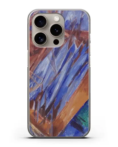 Чехол Лучистские колбаски и скумбрия (Ларионов Михаил) силиконовый для iPhone 15 Pro