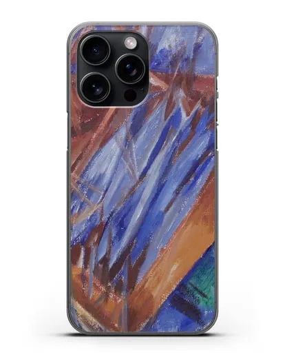 Чехол Лучистские колбаски и скумбрия (Ларионов Михаил) силиконовый для iPhone 15 Pro Max