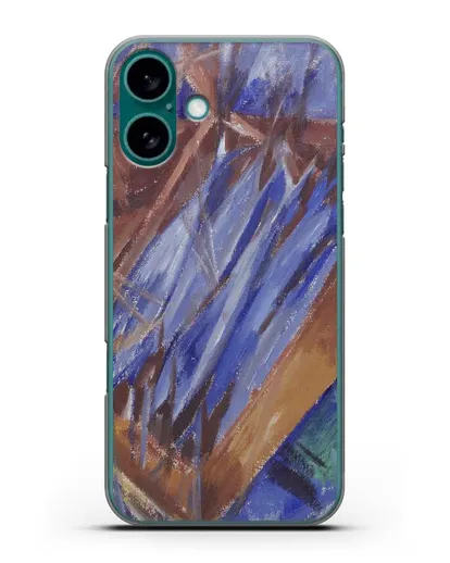 Чехол Лучистские колбаски и скумбрия (Ларионов Михаил) силиконовый для iPhone 16 Plus