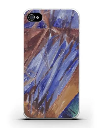 Чехол Лучистские колбаски и скумбрия (Ларионов Михаил) силиконовый для iPhone 4/4s