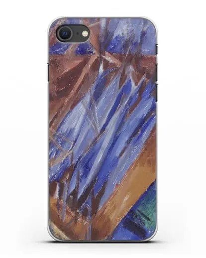 Чехол Лучистские колбаски и скумбрия (Ларионов Михаил) силиконовый для iPhone SE 2020