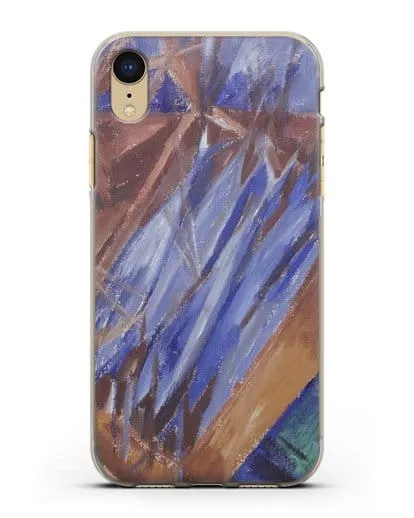 Чехол Лучистские колбаски и скумбрия (Ларионов Михаил) силиконовый для iPhone XR