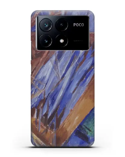 Чехол Лучистские колбаски и скумбрия (Ларионов Михаил) силиконовый для Xiaomi Poco X6 Pro