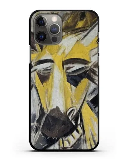 Чехол Голова быка (Ларионов Михаил) силиконовый для iPhone 12 Pro