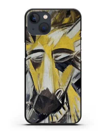 Чехол Голова быка (Ларионов Михаил) силиконовый для iPhone 13 Mini