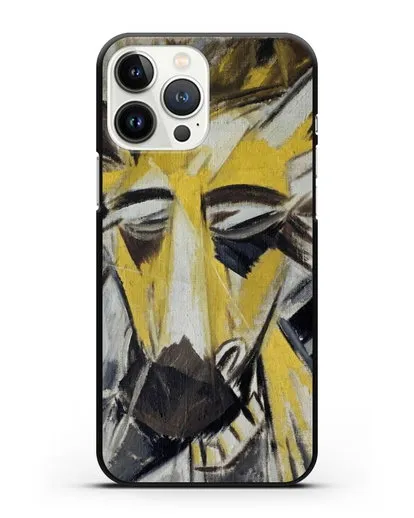 Чехол Голова быка (Ларионов Михаил) силиконовый для iPhone 13 Pro Max